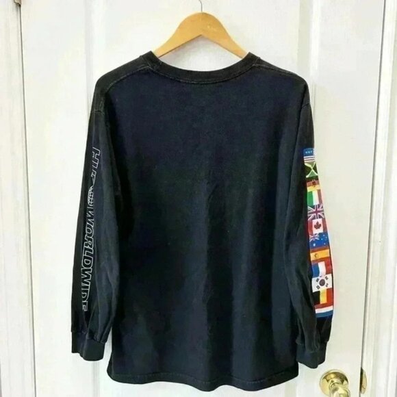 HUF Men’s World Tour Long Sleeve T Shirt Black Size Medium - Picture 7 of 16